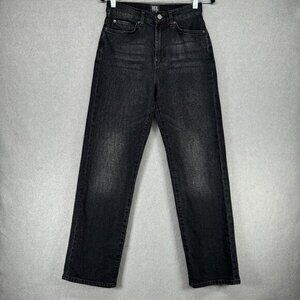 BDG Urban Outfitters Jeans Womens 27 Cowboy Straight Leg High‎ Rise Black Denim